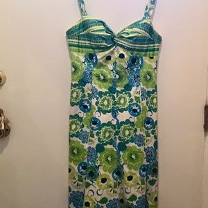 Muse sundress, Size 6, multi color